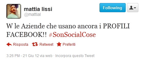 tweet-aziende-profilo-facebook tweet aziende profilo facebook Come promuovere unazienda su Facebook: tramite profilo o FanPage?
